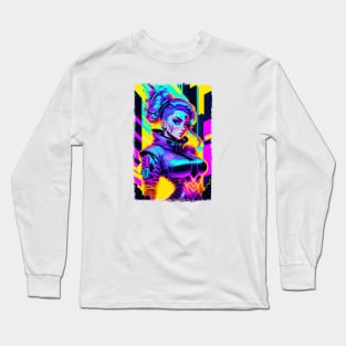 Cyber girl Long Sleeve T-Shirt